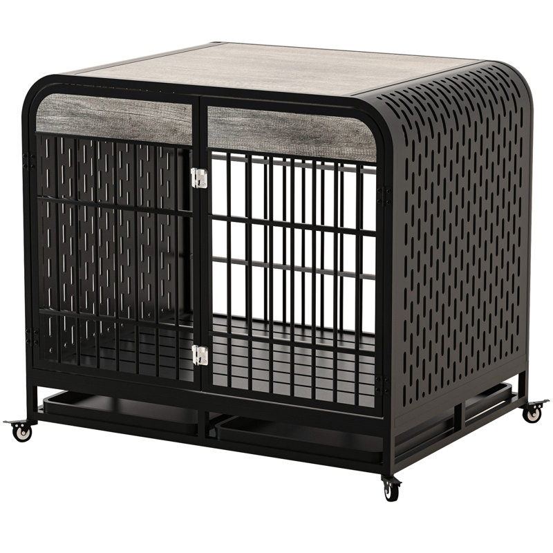 Tucker Murphy Pet™ Heavy Duty Dog Crate Wooden Dog Cage Furniture With